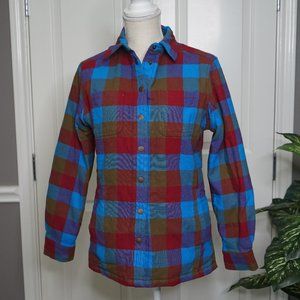 Duluth Trading Co Plaid Snap Jacket Coat